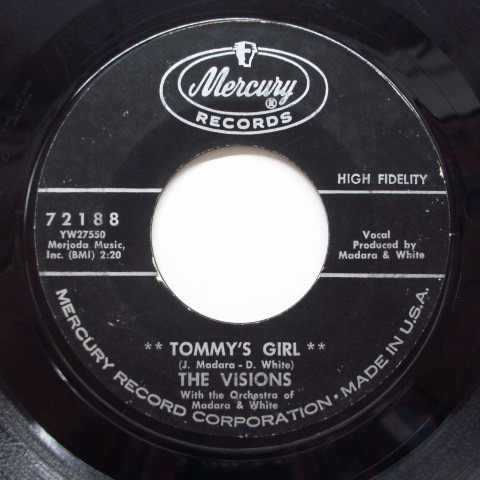 VISIONS (BOCKY & THE VISIONS)-Tommy's Girl (Orig)_画像1