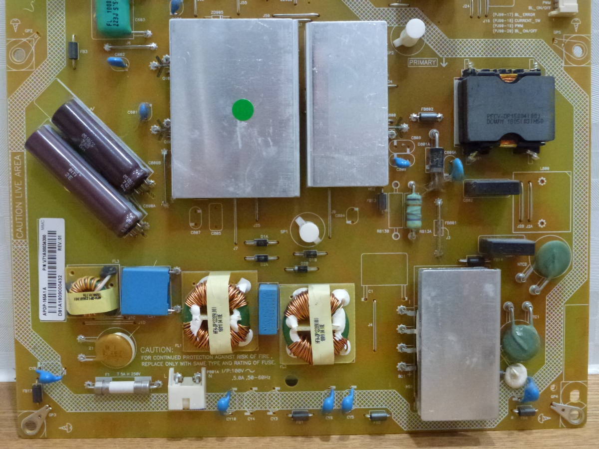送料込・動作確認済】東芝 液晶テレビ 50M510X 電源基板 送料込・動作確認済】東芝 液晶テレビ 50M510X 電源基板
