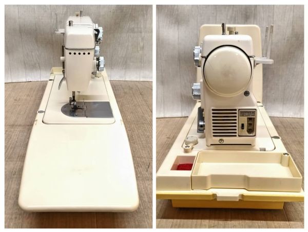 L604-J018674-1 JANOME ジャノメ MODEL 802 アンティークミシン フットコントローラー/本体カバー付き 動作確認済み ⑥_画像7