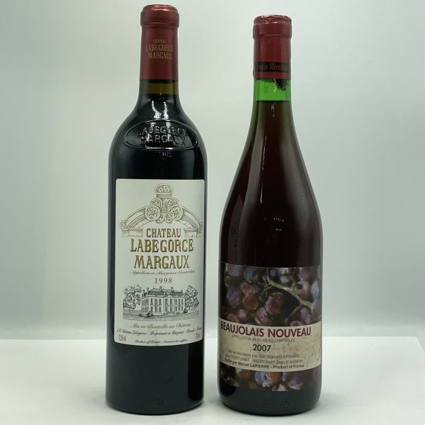 ALC149 まとめ ■ シャトー ラベゴルス メドック ボジョレー・ヌーボ 赤ワイン 2本まとめセット フランス産 750ml 12.5%/11.5% 未開栓 ③H_画像1