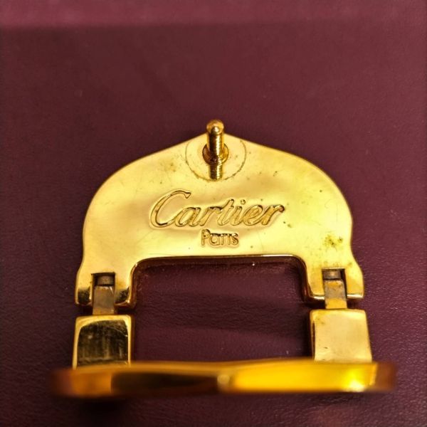 J632-J013609-5 Cartier カルティエ マストライン ショルダーバッグ ボルドー サイズ(約):縦20cm 横25cm マチ5.5cm ⑥_画像5