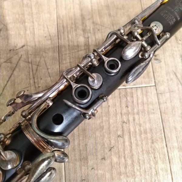 J611-J019005-1 SELMER セルマー クラリネット 10S No.E8485 マウスピース C85 120 全長約67cm ハードケース付き ⑥_画像6