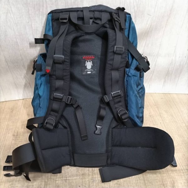 K635-ST9-490 mont-bell モンベル CHACHAPACK45 チャチャパック45 ZERO POINT 45L リュックサック バックパック グリーン/ブルー ⑥_画像2