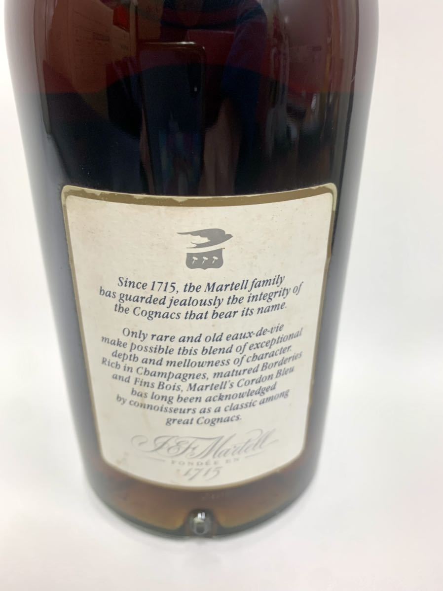 ta113【古酒・未開栓】　MARTELL　マーテル　CORDON BLEU　コルドンブルー　40％ 700ml　ブランデー　 コニャック 　COGNAC_画像7