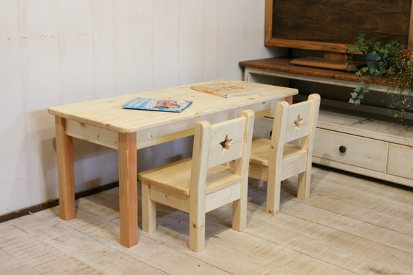  hand made Kids table chair set * 2 person for 