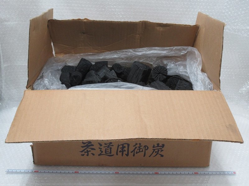 P7067 茶道用炭 水屋炭 茶の湯炭 9.18ｋｇ 1_画像1