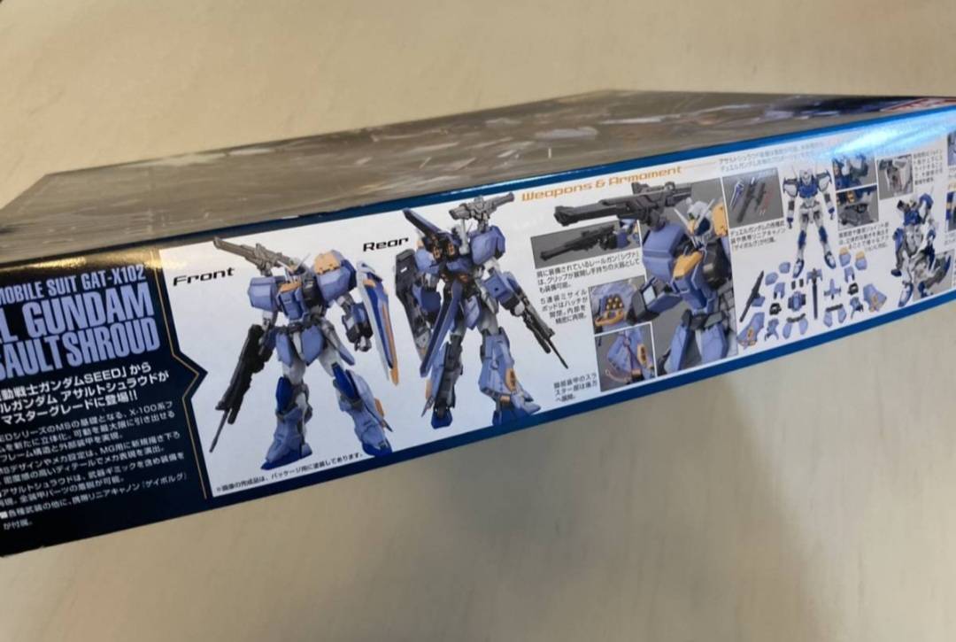 未使用】BANDAI MG 1/100 GAT-X102 デュエルガンダムアサルト 未使用】BANDAI MG 1/100 GAT-X102 デュエルガンダムアサルト