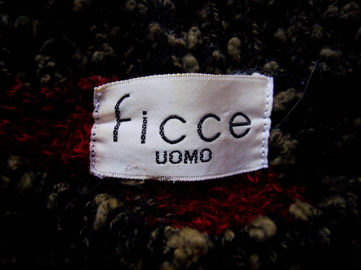 ◆FICCE UOMO(フィッチェ)ヨシユキコニシ・多色ニット/初期の作品◆_画像3