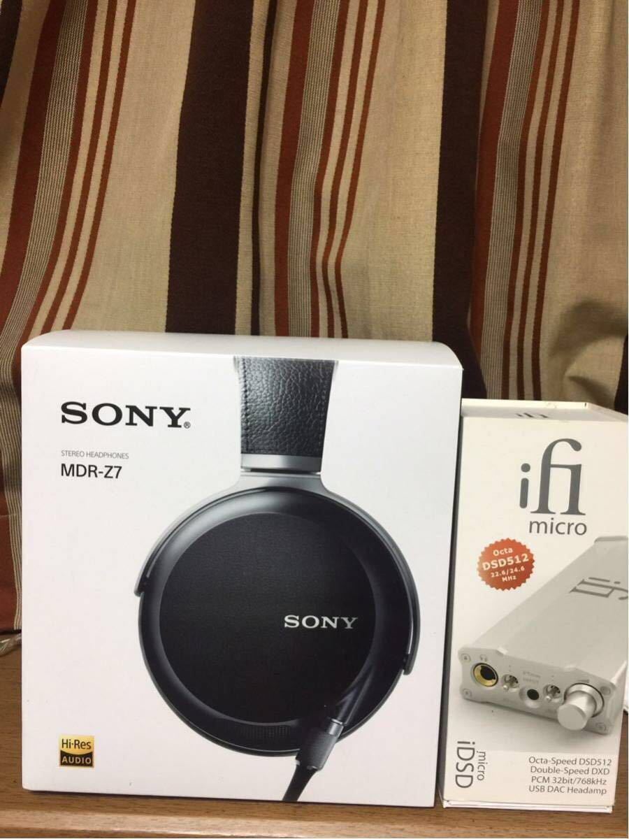  原文:SONY MDR Z7 , IFI MICRO DSD, SONY KIMBER KABLE セット