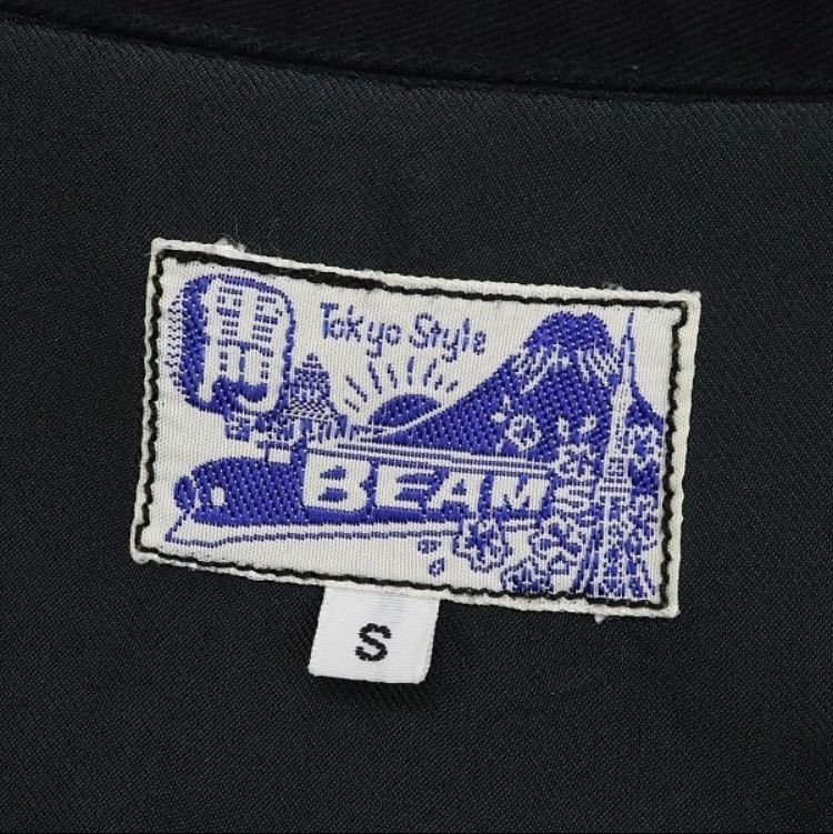 BEAMS ビームス×東洋エンタープライズ 別注 コットン ジップ ジャケット黒　ベトジャン スーベニア 黒_画像7