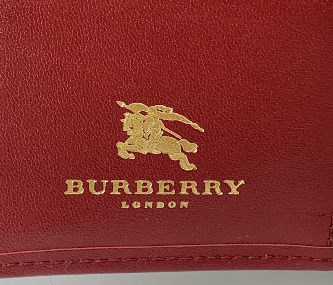 【1円出品】K2352 BURBERRY バーバリー レザー ノバチェック 6穴式 手帳カバー システム手帳 アドレス帳 スケジュール帳 文具 ビジネス_画像8