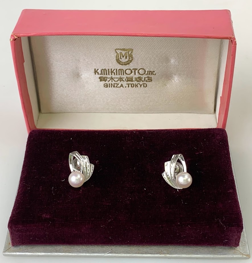 【1円出品】K2351 御木本 MIKIMOTO ミキモト パール ネックレス イヤリング 真珠 5.8mm珠 18.6g 約38cm SV金具 アクセサリー レディース_画像7