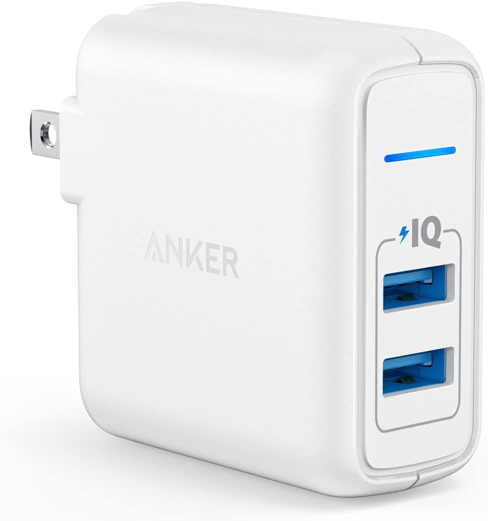 【送料無料！】新品未使用品◎ Anker 純正品 PowerPort 2 Elite USB 充電器 急速充電対応！ iPhone iPad Android 各種対応！_画像1