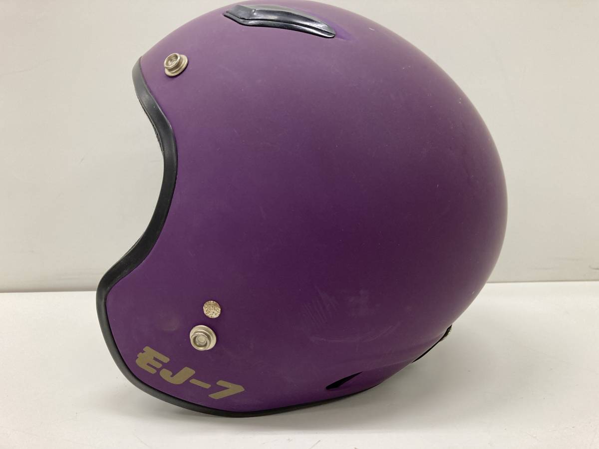 ★◆【USED】バイク ヘルメット EJ-7 フリーサイズ 57～61ｃｍ ジェット 80サイズ _画像2