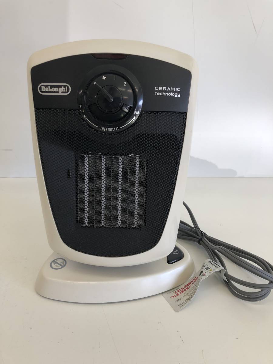 ☆☆【USED】DeLonghi　デロンギ セラミックファンヒーター DCH4530J-W　小型 冬物家電　暖房機器　サイズ100_画像1