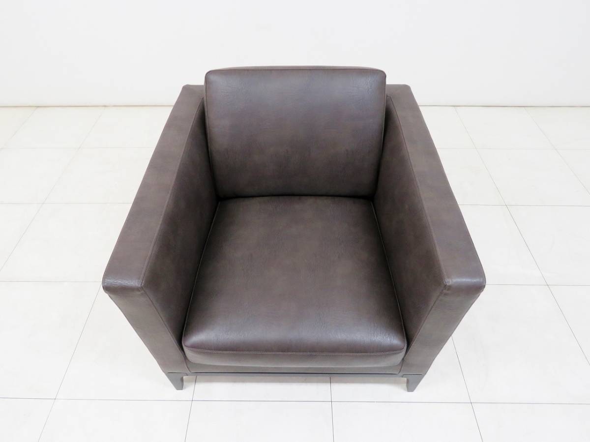 * beautiful goods *#AD CORE#MD-210A A-modee- mode single sofa # imitation leather #1 seater .1P#245,300 jpy # inspection actus ite-IDC large . furniture 