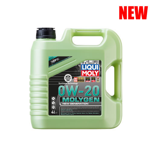 21357 モリジェンニュージェネレーション 0W20 4LLIQUI MOLY リキモリ LIQUI MOLY リキモリ エンジンオイル 0W20 4L 4リットル Molygen_画像1