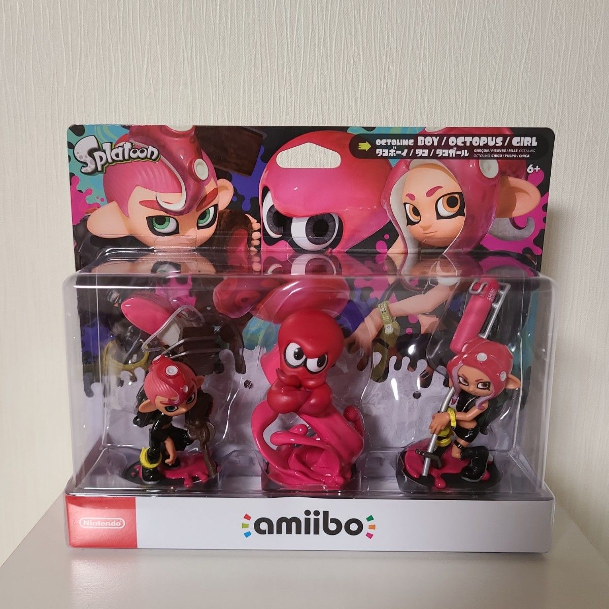スプラトゥーンamiibo】スプラ3トリプルセット+タコ(ひれおくん スプラトゥーンamiibo】スプラ3トリプルセット+タコ(ひれおくん