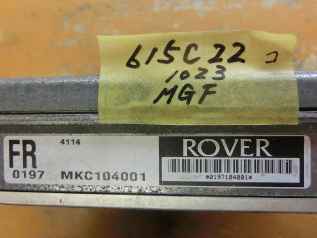 MGF コンピューター 平成10年 E-RD18K エンジン MKC104001 5.6万km ローバー_画像4