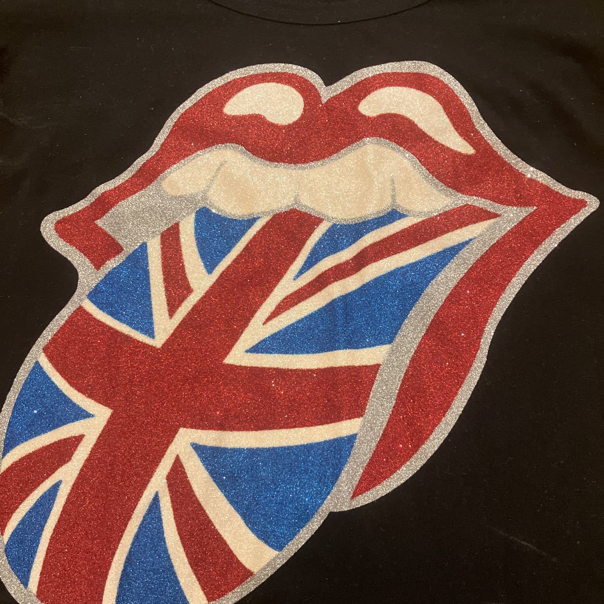 Tシャツ 中古185円 発送 半袖 ロックTシャツ バンド Tシャツ ローリング・ストーンズ Rolling Stones ブラックの画像2