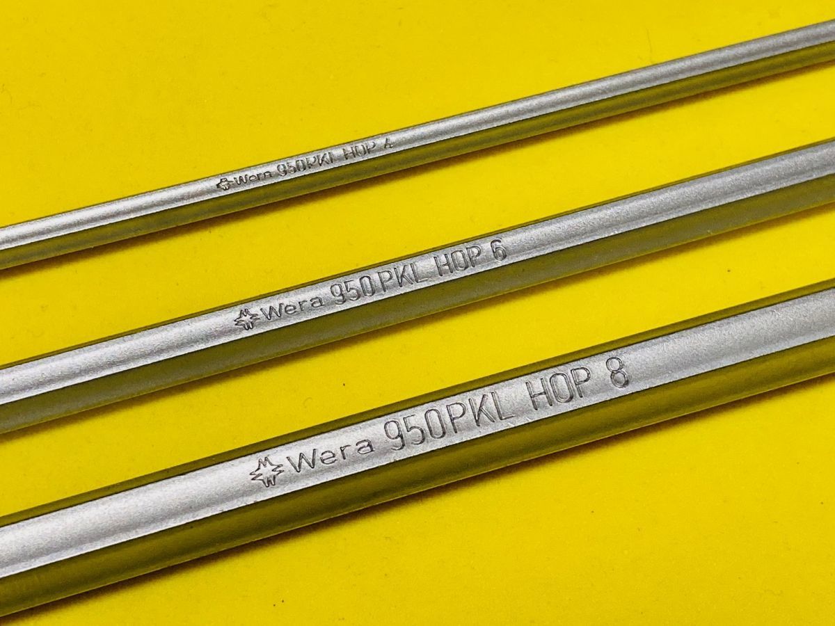 Wera ボールポイント六角レンチ　950PKL / 4・6・8 mm ３本セット_画像3