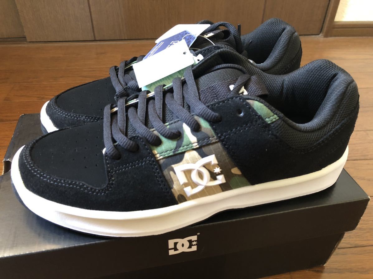 DC SHOES LYNX ZERO CAMO ディーシーシュー カモフラ ブラック スエード ヌバック JP DM211001 US ADYS100615 27.5cm_画像1