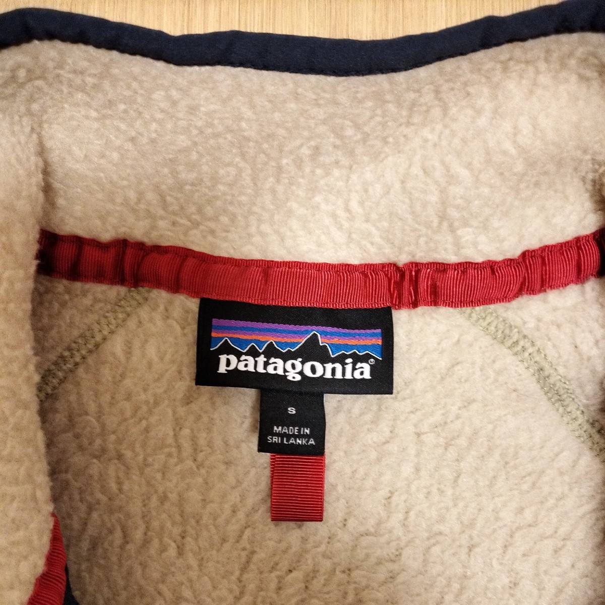 レトロ パタゴニア patagonia パイルジャケット フリース ベージュ アウター ボア_画像3