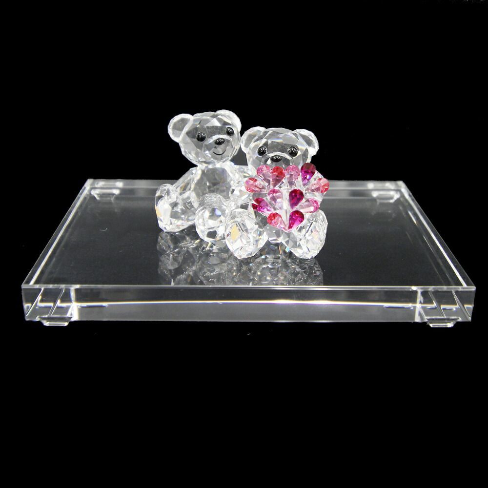  Swarovski орнамент Chris Bear In Love crystal основа маленький 5004526 5105863 прозрачный розовый 