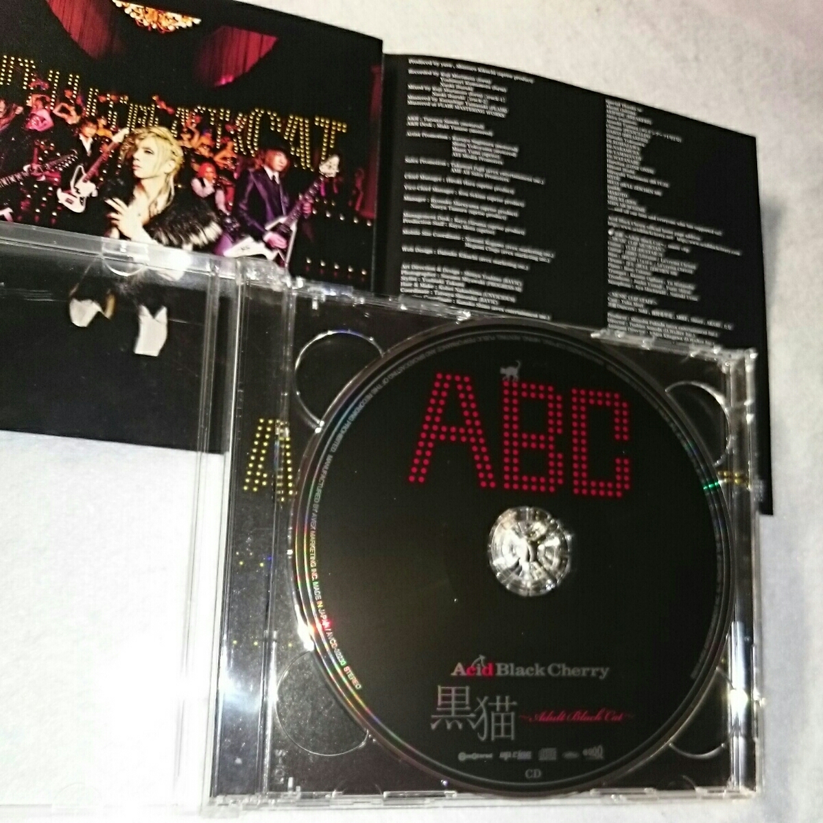 【10点以上の落札で2割引！】(T-10)Acid Black Cherry/黒猫～Adult Black Cat～/CD+DVD_画像2