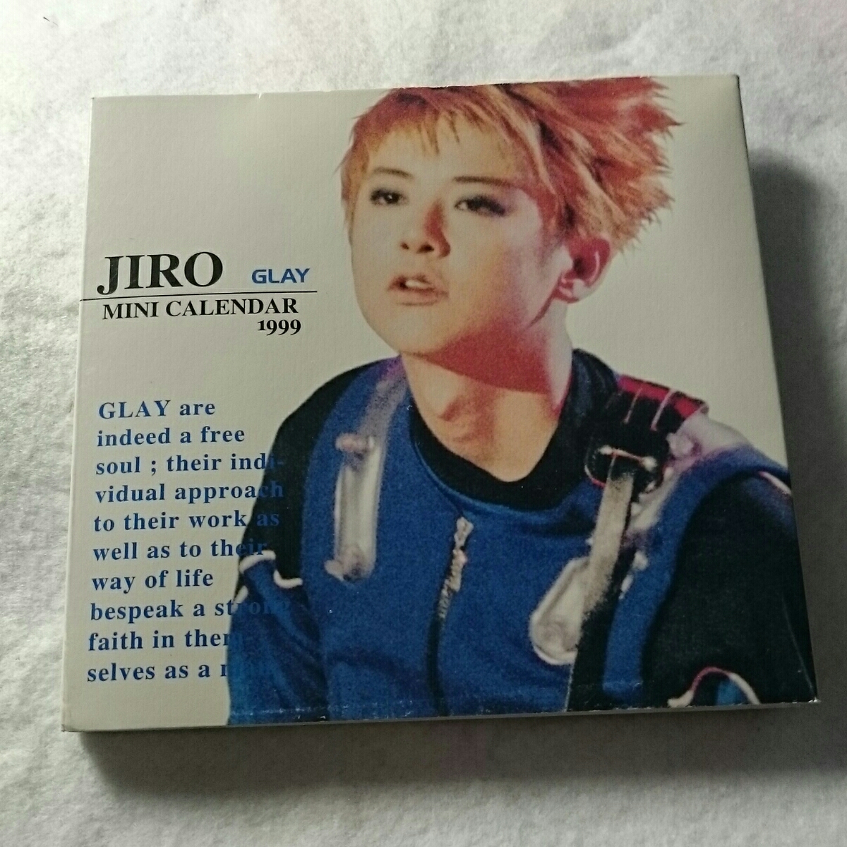 10 Point And More Successful Bid 2 Discount T 12 Glay Jiro Mini Calendar 1999 Ultra Rare 1 Month 12 Month Real Yahoo Auction Salling