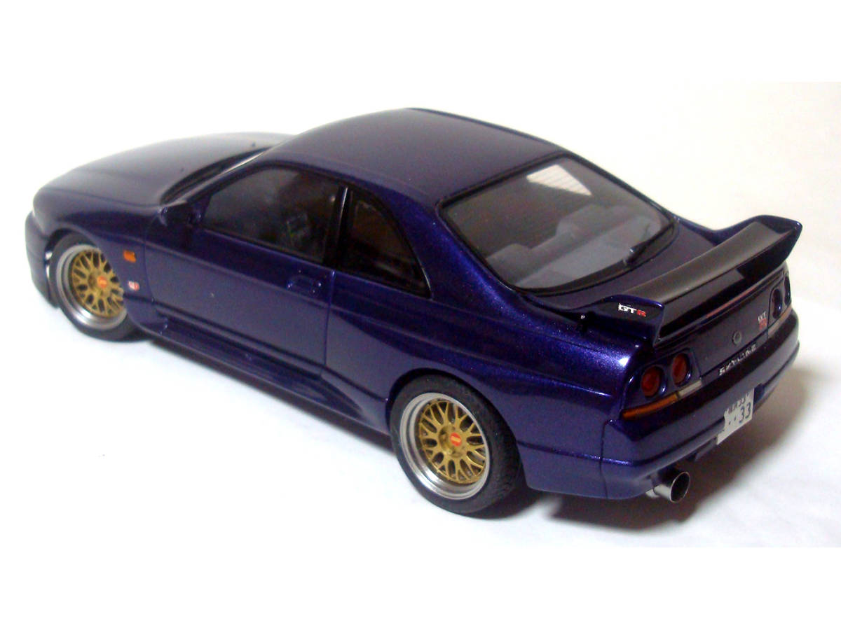  Fujimi 1/24 Nissan Skyline GT-R V-spec (R33 type ) custom midnight лиловый 