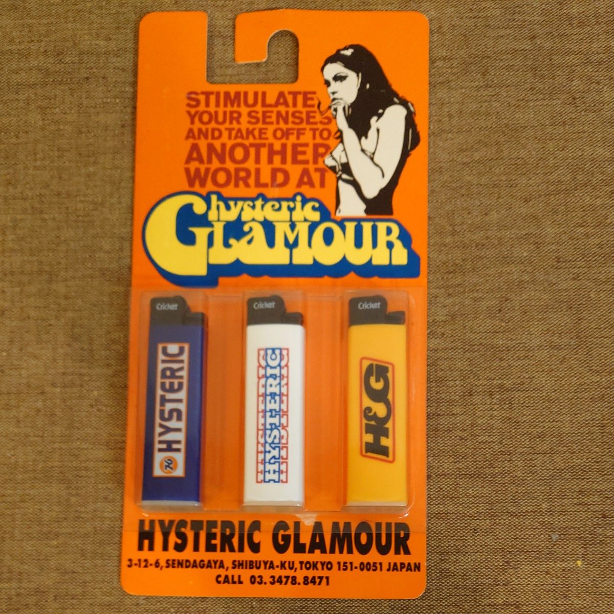 未使用 ヒステリックグラマーHYSTERIC GLAMOUR ライター3本 未使用 ヒステリックグラマーHYSTERIC GLAMOUR ライター3本
