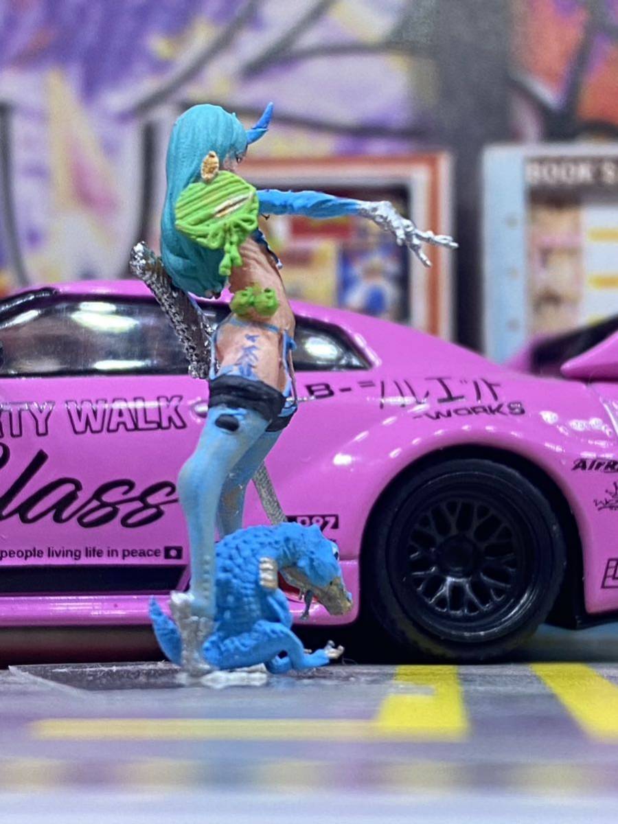 1:64　コミケ　撮影会　ギリギリ　美少女　フィギュア　精密塗装　トミカサイズ　ジオラマ　MINI GT LBWK 日本未発売マテル ミニカー44_画像7