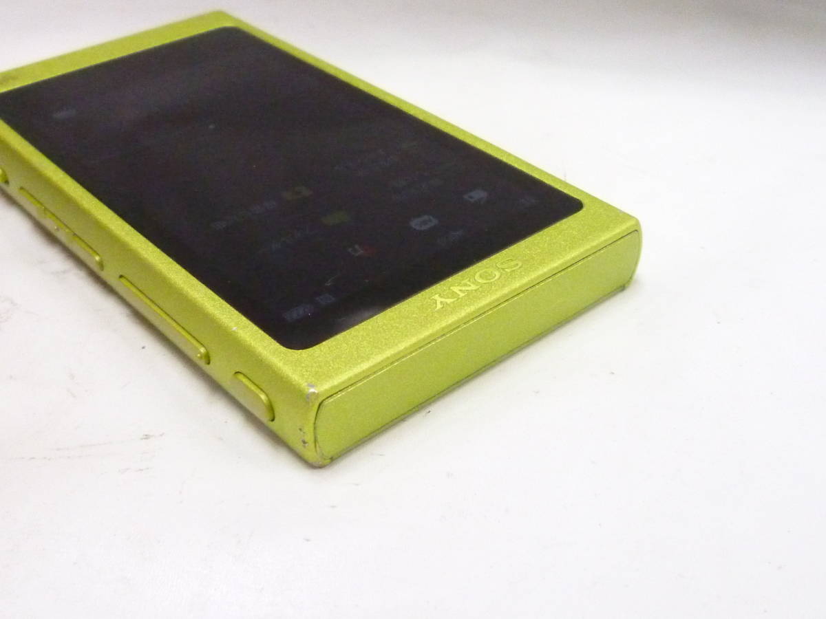  使用★索尼NW-A 36 HN隨身聽（32 GB）石灰黃    原文: USED★ソニー NW-A36HN ウォークマン(32GB) ライムイエロー
