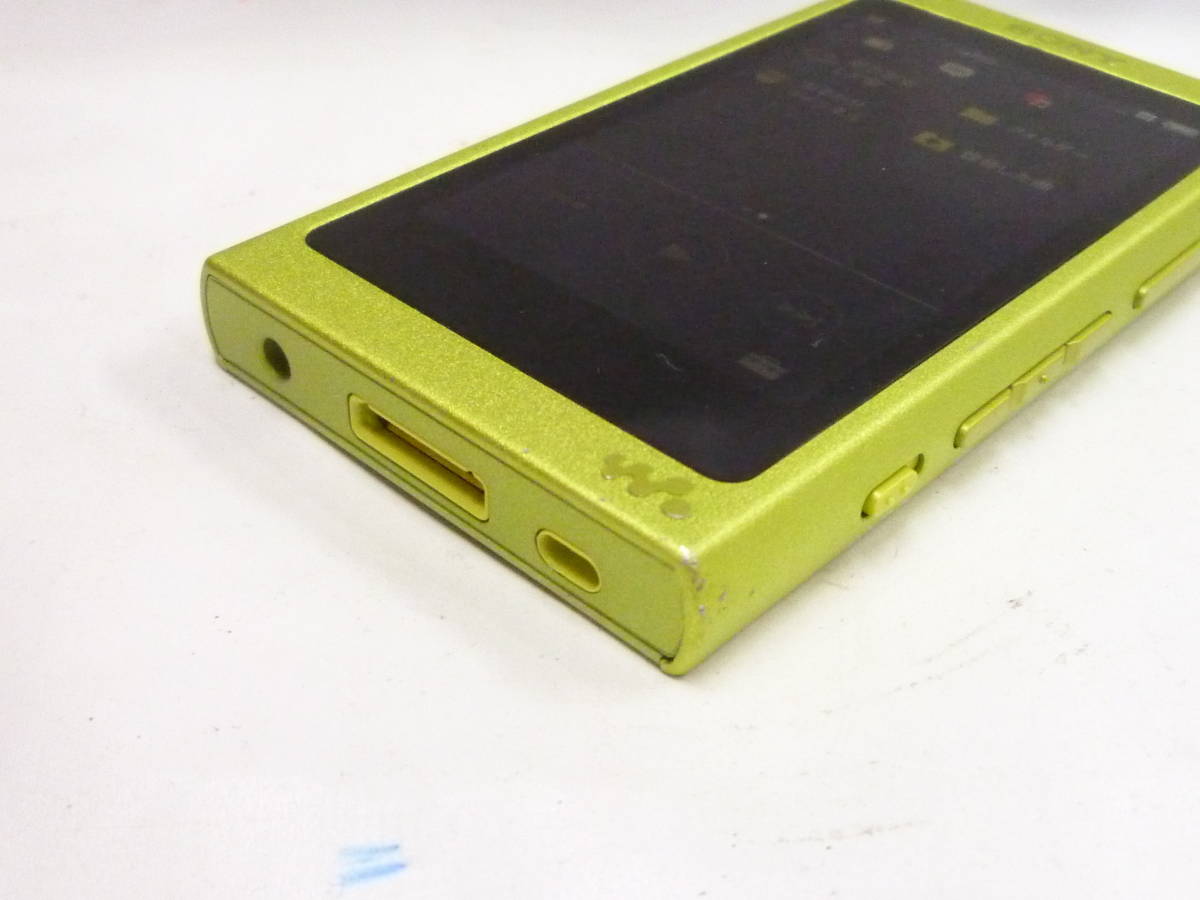  使用★索尼NW-A 36 HN隨身聽（32 GB）石灰黃    原文: USED★ソニー NW-A36HN ウォークマン(32GB) ライムイエロー