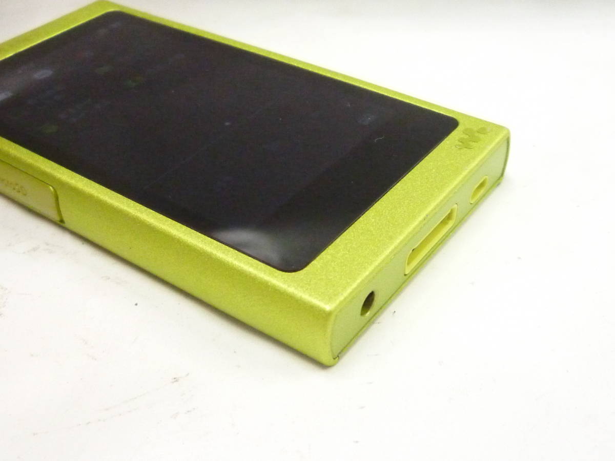  使用★索尼NW-A 36 HN隨身聽（32 GB）石灰黃    原文: USED★ソニー NW-A36HN ウォークマン(32GB) ライムイエロー