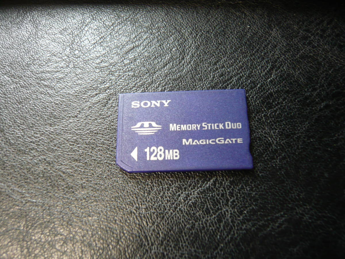 動作保証！SONY Memory Stick Duo 128MB 安心の日本製_画像1