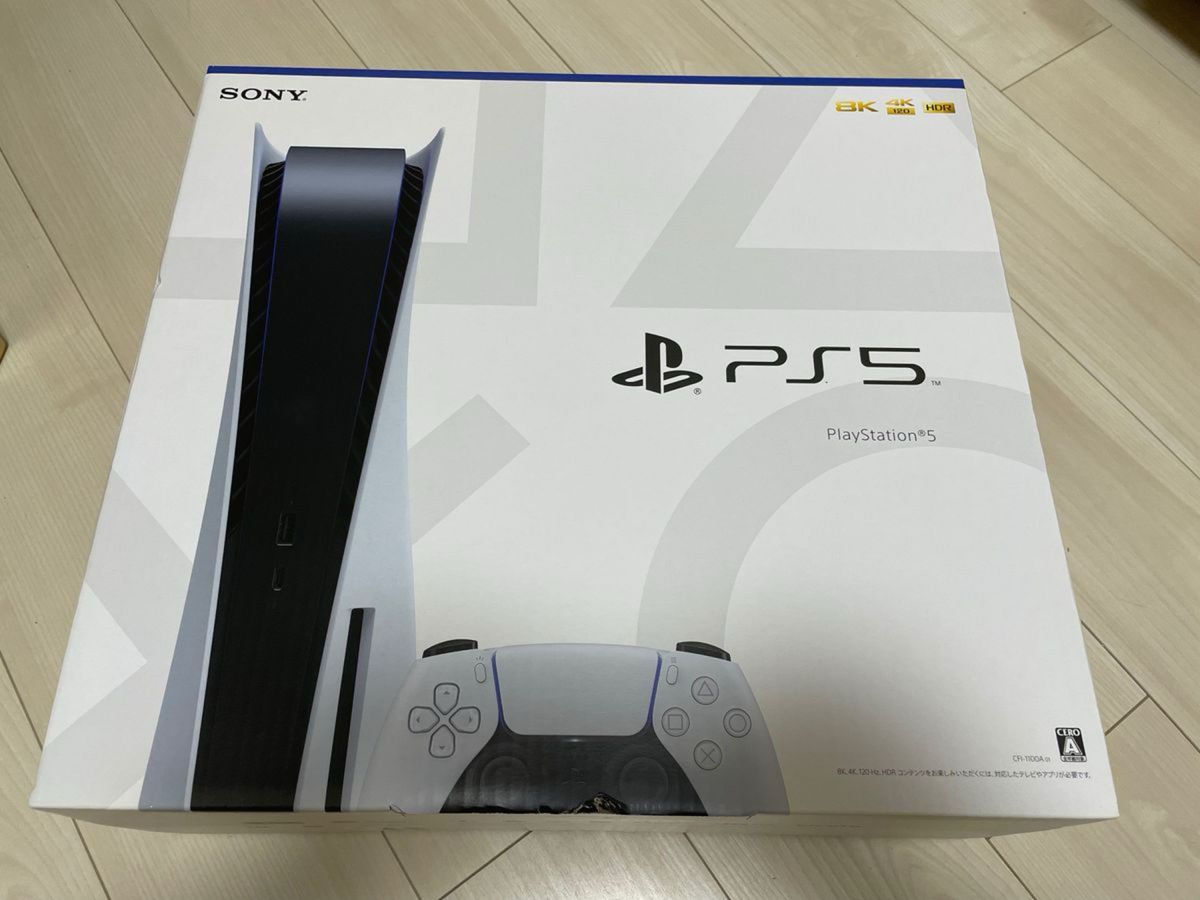 美品】PS5本体ディスクドライブ搭載モデル【即発送】同梱品完備CFI