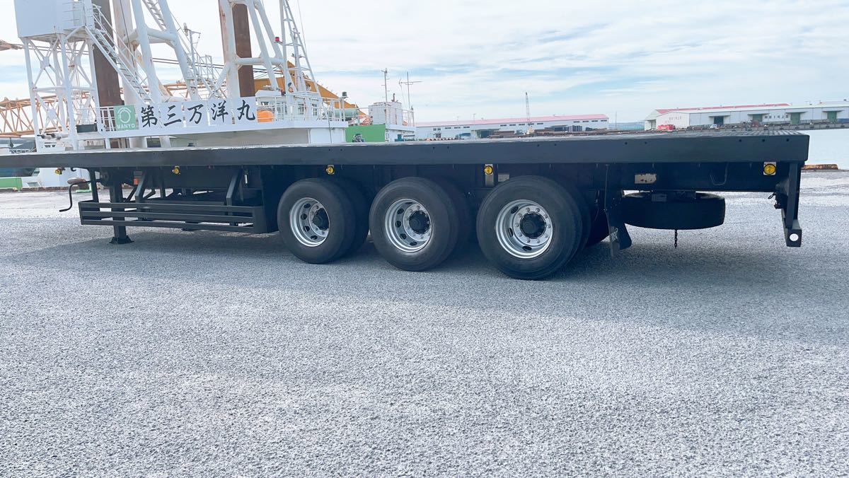  freight container 40ft cutting board chassis all has painted manufacture day Heisei era 24 year vehicle inspection "shaken" full turn . pick up will do price cut negotiations equipped. consumption tax including.