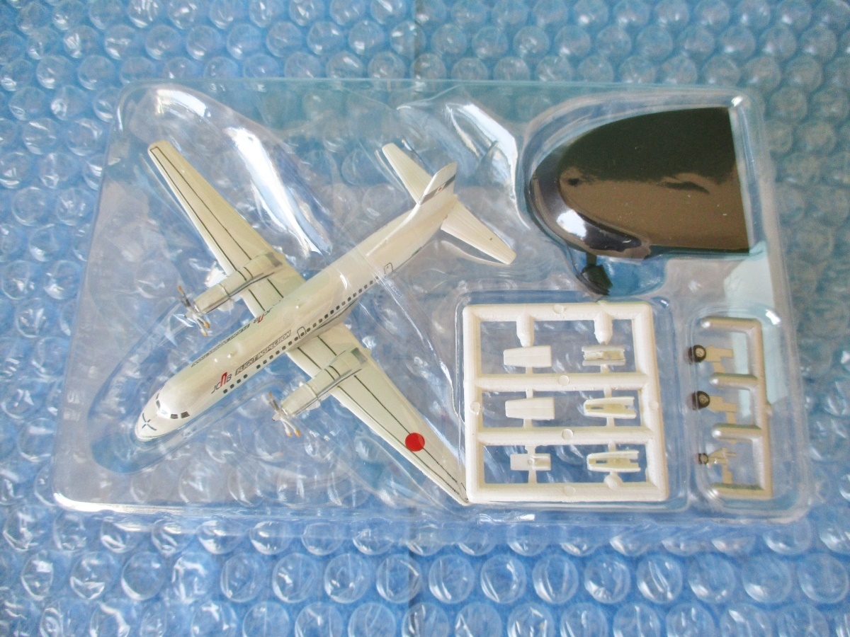 プラモデル 食玩 エフトイズ 1/300 YS-11 列伝 航空局 未組み立て 昔のプラモ 当時物_画像4