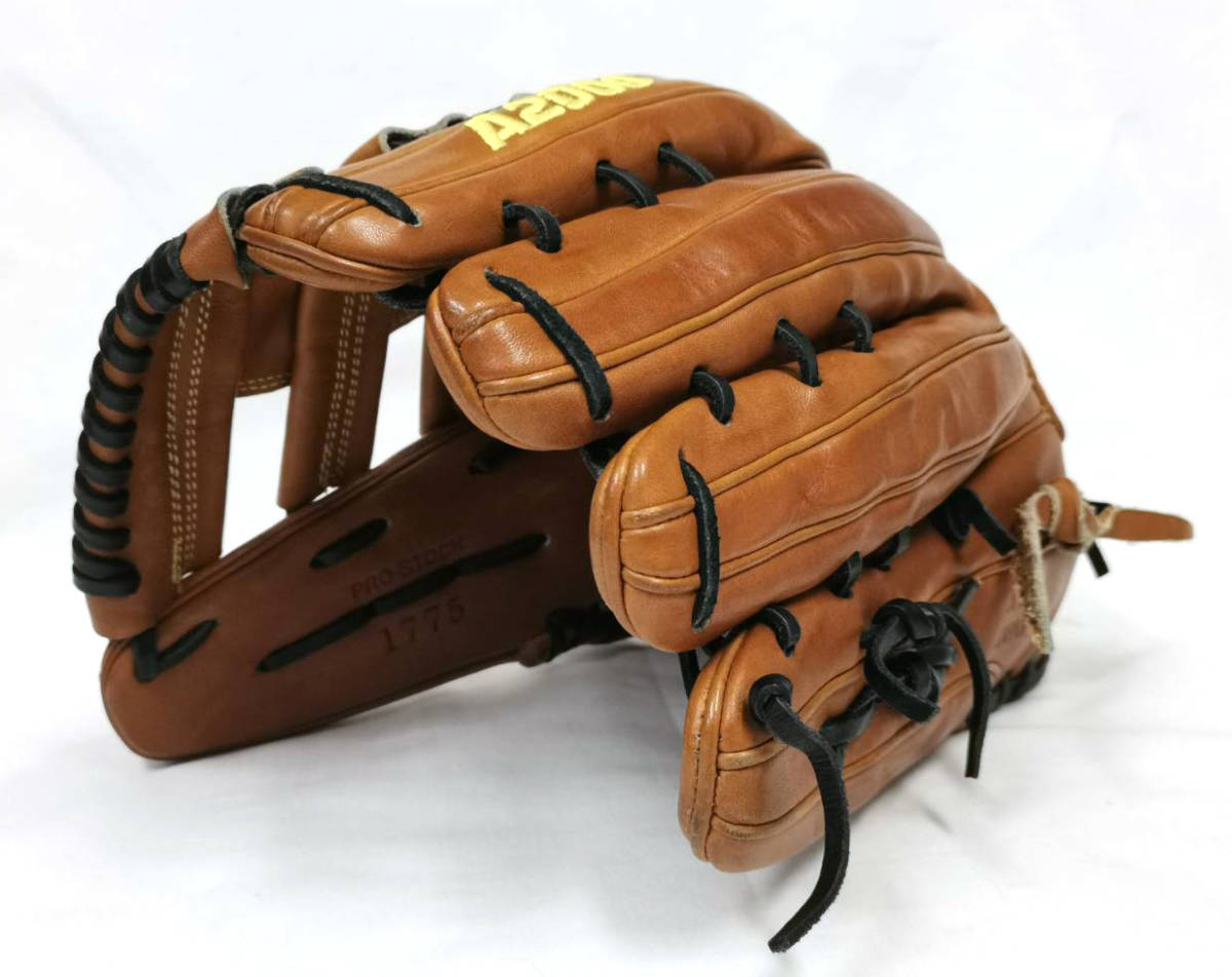 プロ担当型付け■Wilson（ウイルソン）硬式用グローブ A2000 1775 青木宣親モデル プロストックレザー 日本製■グラブ ウィルソン_画像8