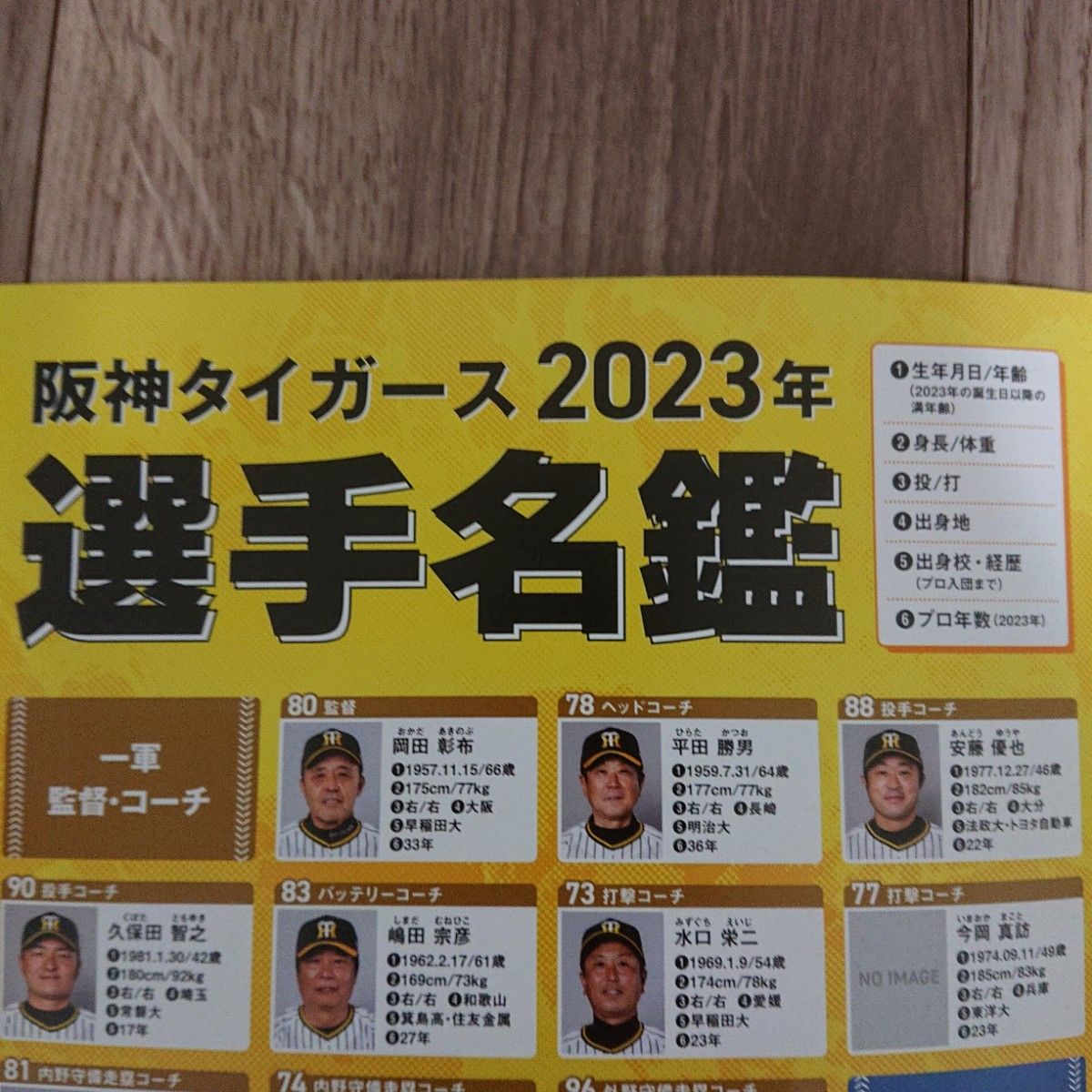 沖縄限定品 2023年 阪神タイガース 選手名鑑 春季キャンプガイド 沖縄限定品 2023年 阪神タイガース 選手名鑑 春季キャンプガイド