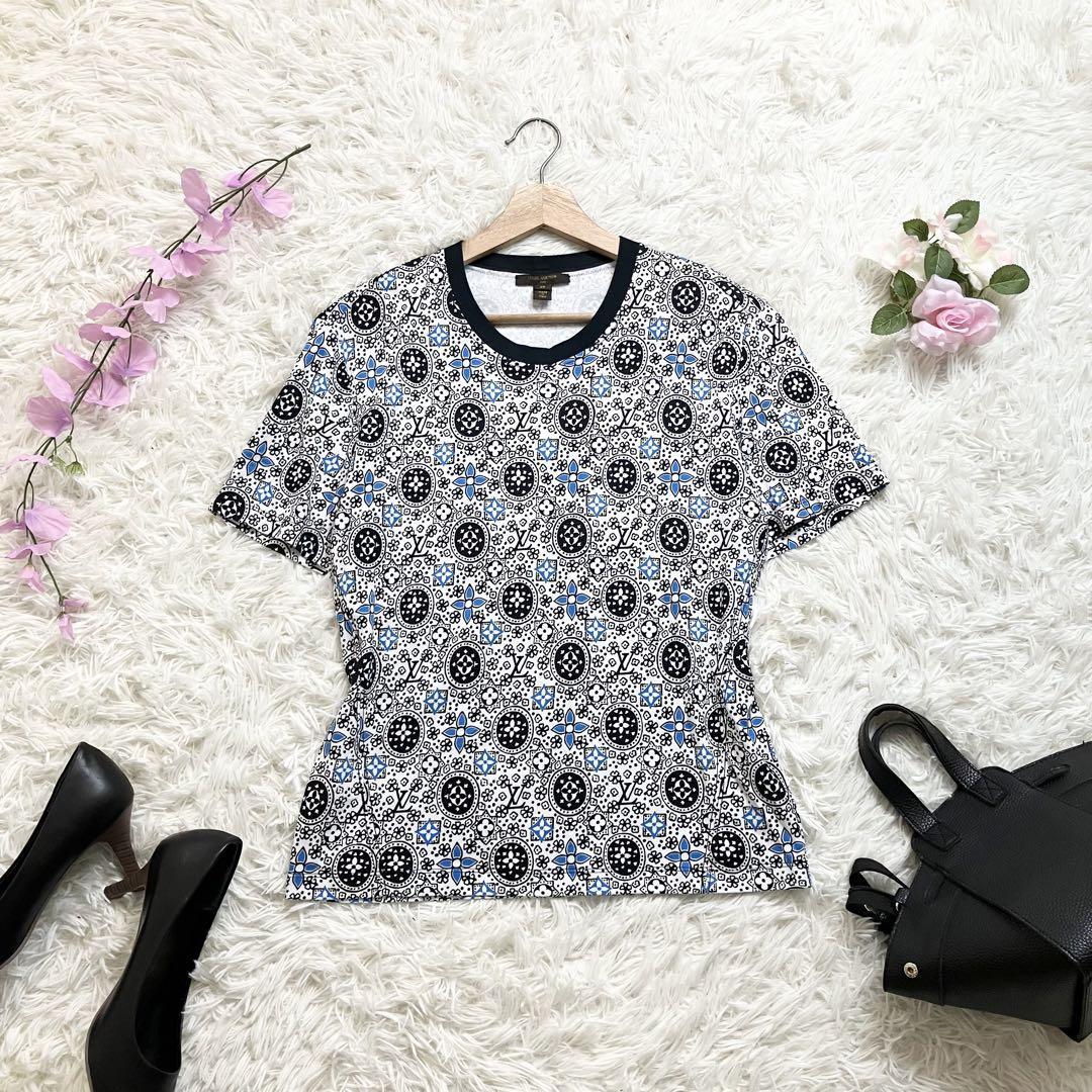 美品】 LOUIS VUITTON ルイヴィトン モノグラム 半袖Tシャツ 花