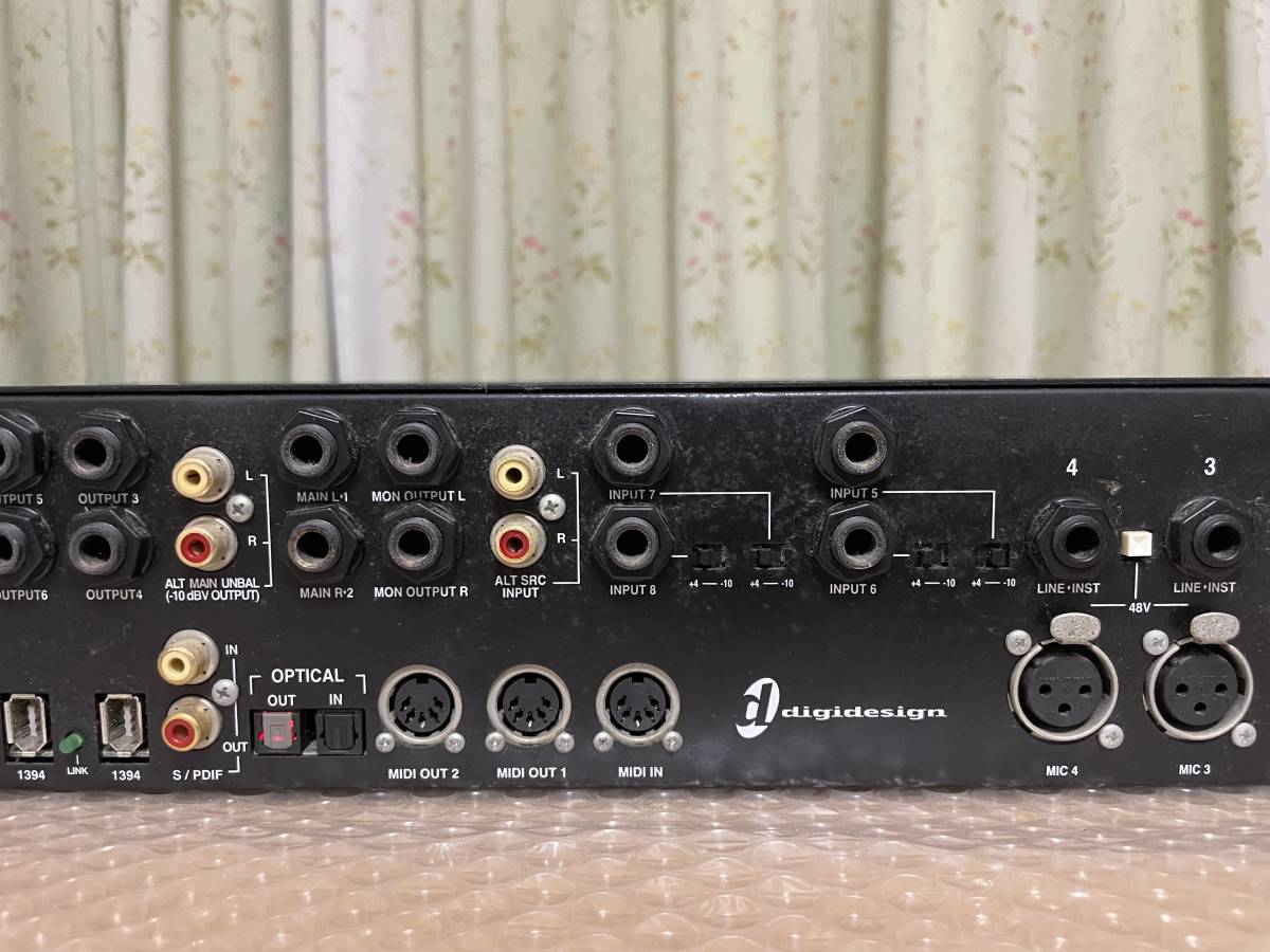 ★57★AVID/digidisign☆002RACK☆好音質☆FireWire（IEEE1394a）接続☆デジデザイン☆ダブルオーツー☆中古動作確認_画像7