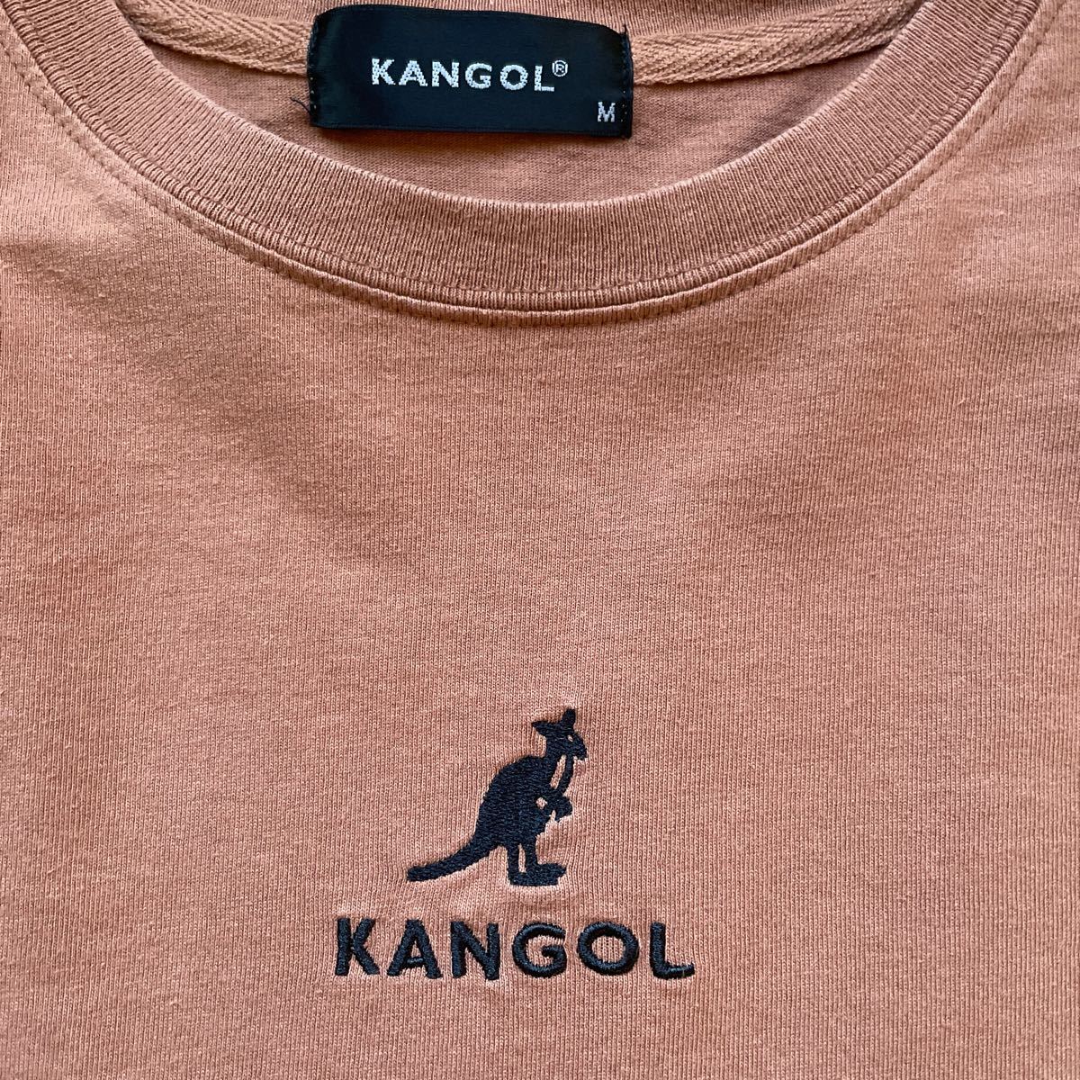 ♪KANGOL＊長袖Tシャツ＊M＊レンガ色系・背中ビッグロゴ♪_画像5