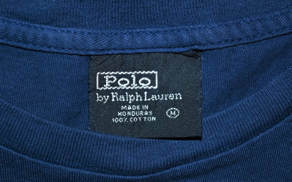 Polo by Ralph Lauren ポロ ラルフローレン デザイン 半袖Tシャツ M 正規品