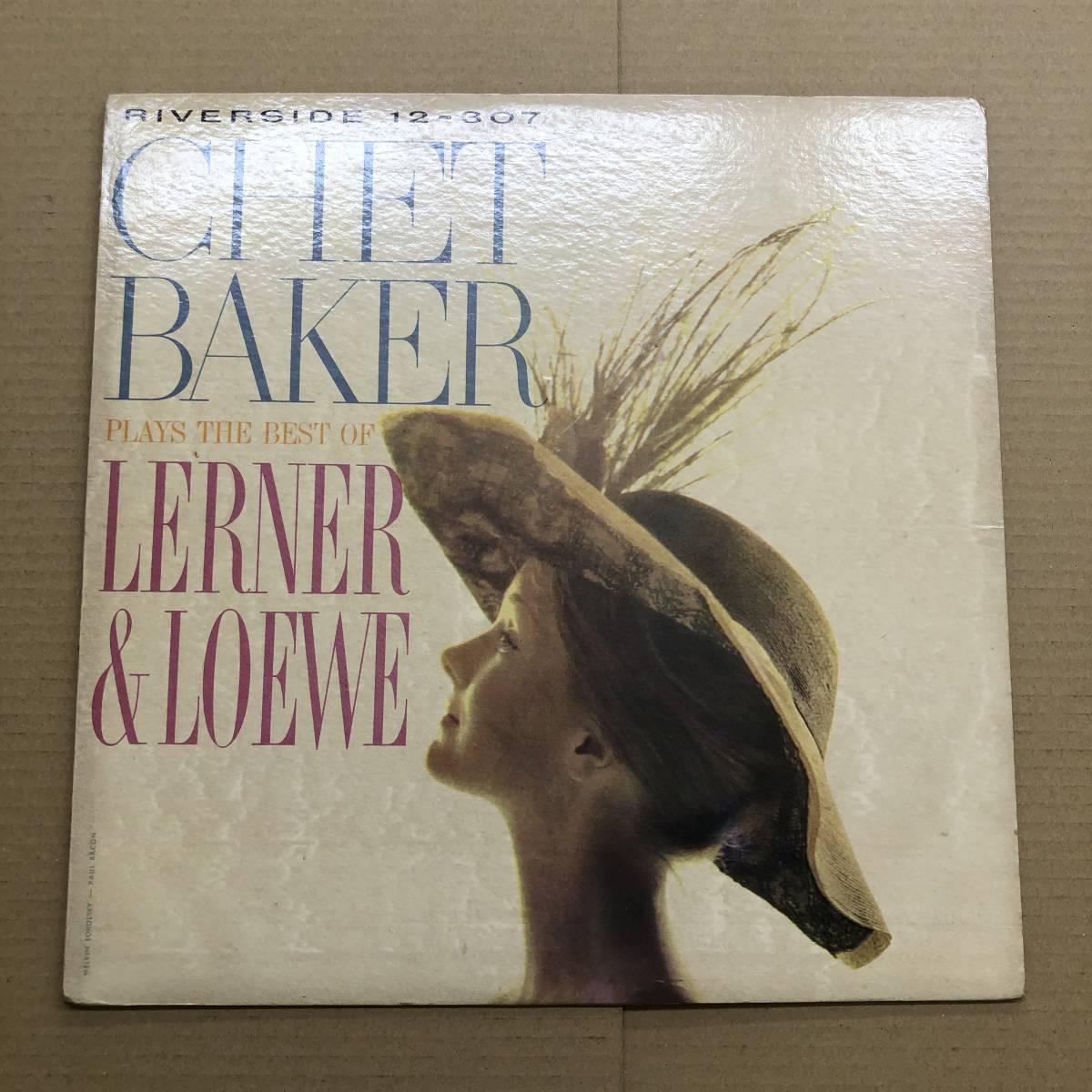 (LP) Chet Baker - Plays The Best Of Lerner & Loewe［RLP12-307］アメリカ盤 Riverside BGP DG 553W MONO チェット・ベイカー