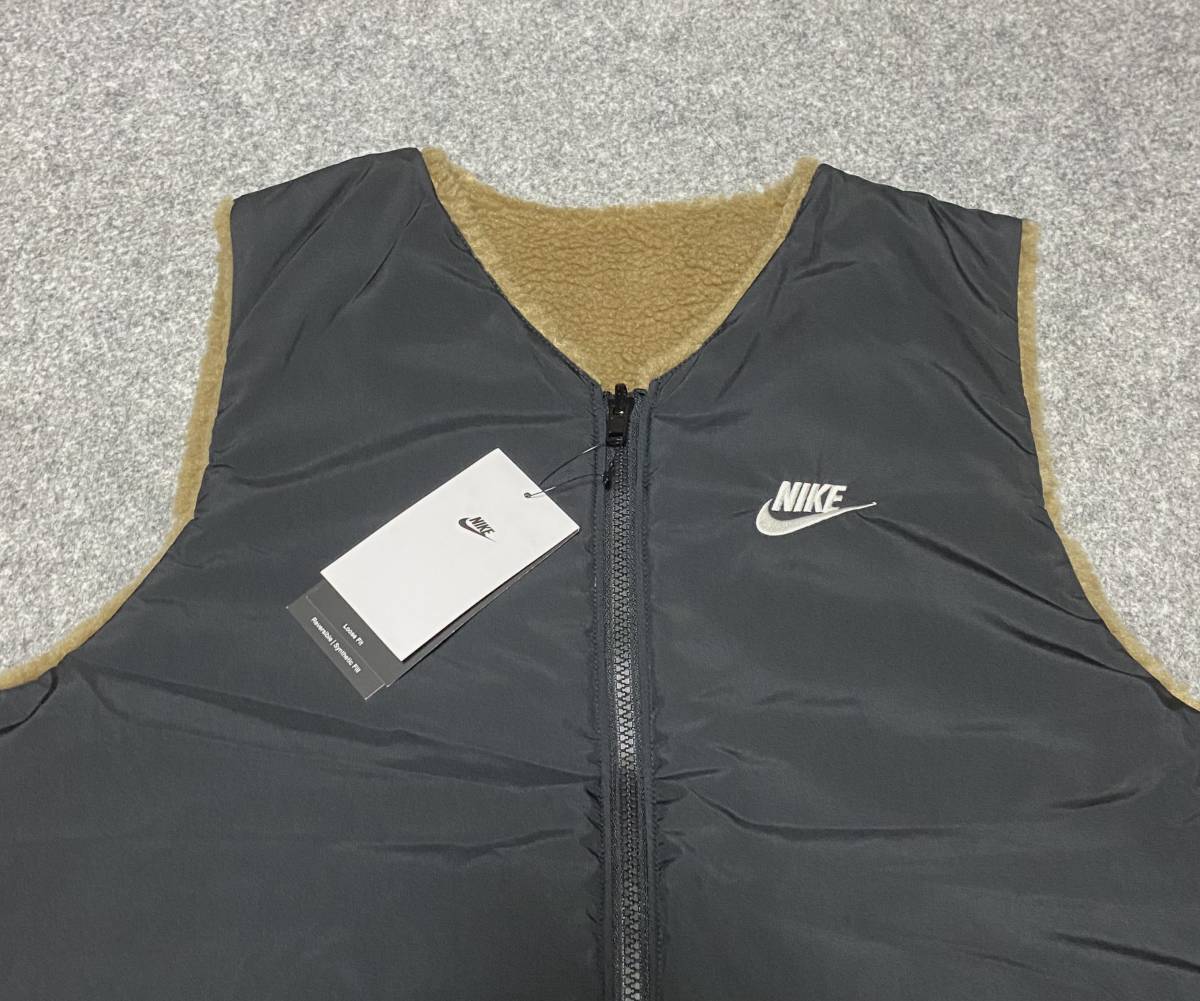 新品◇NIKE ナイキ◇Lサイズ◇ボア フリースベスト クラブ+ リバーシブル ウィンタライズド ベスト◇定価12650円_画像7