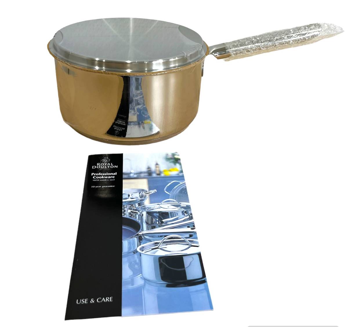 未使用★ロイヤルドルトン　ROYAL DOULTON　鍋　20㎝　３L 18‐10ステンレス鋼　調理器具/2115_画像3