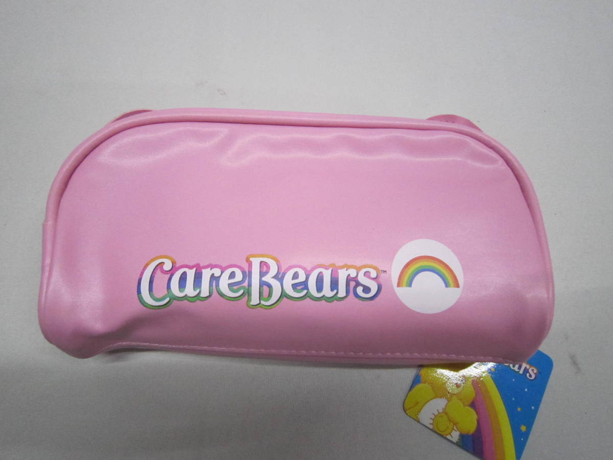 【送900円】　6487　最終　Care Bears　ケアベア　ペンケース10点セット　合皮ペンケース　ピンク　チアベア　ばら売り不可_画像6